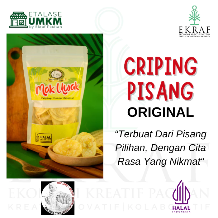 Criping Pisang MAK UWAK Rasa Original